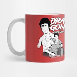 dragon generation grayscale Mug